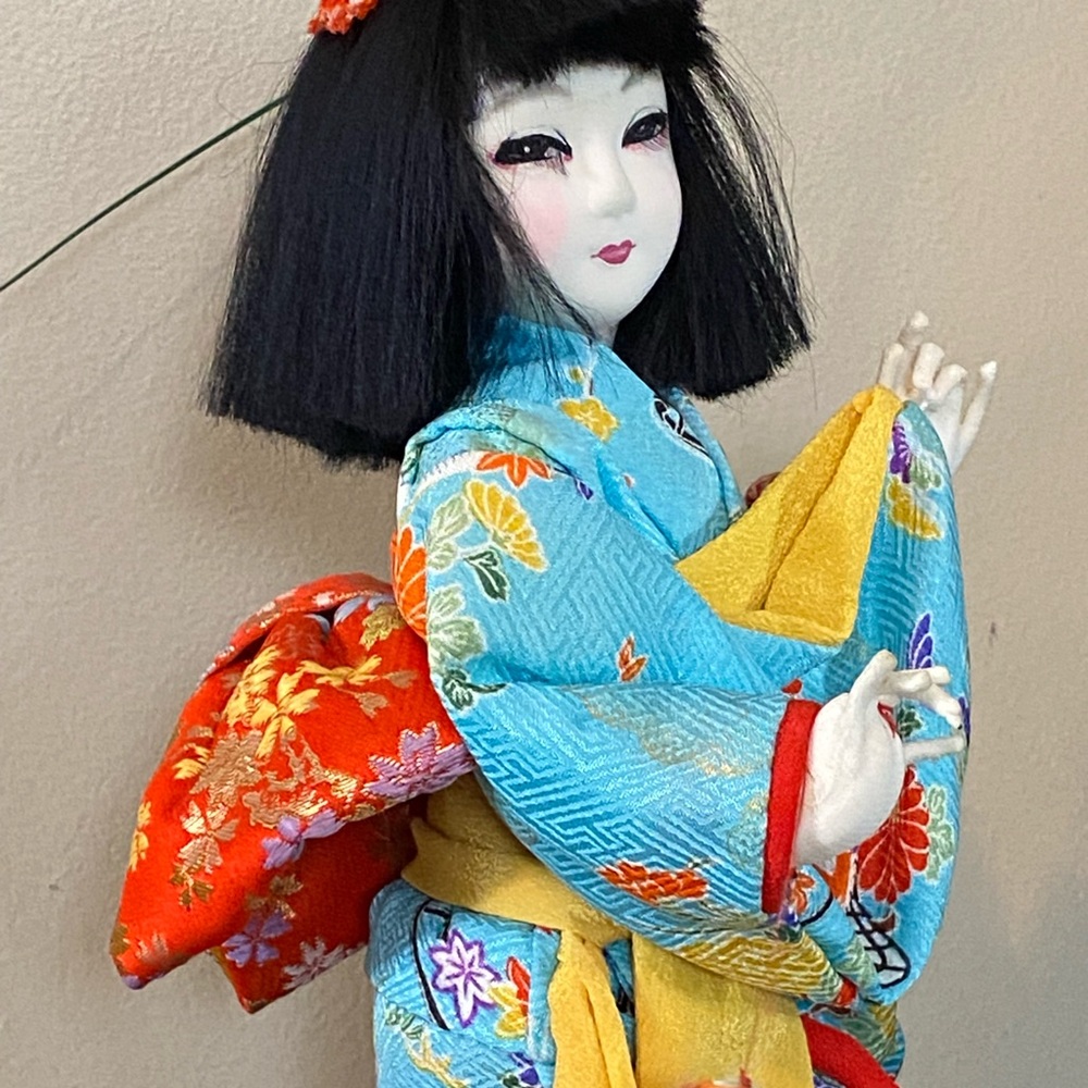Geisha Doll Vintage Handmade